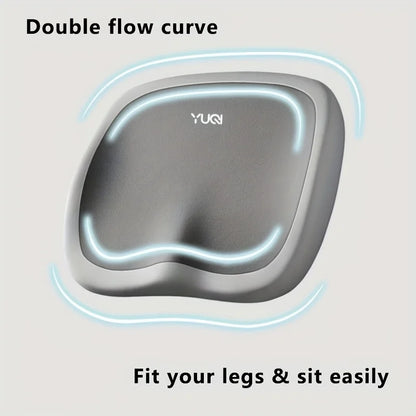 1Pc Ergonomic Memory Foam Office Chair Cushion,Adjustable Hip & Waist Support, Portable Comfort for Home, Car, and Office Use