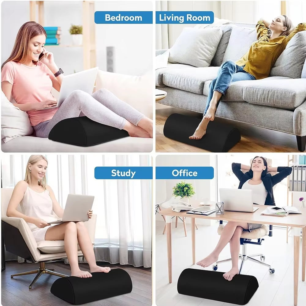 Comfort Foot Rest under Desk, Leg Support Stool, Ergonomic Foot Rest for Home Office, Work, Gaming Accessories, Leg Pain Relief