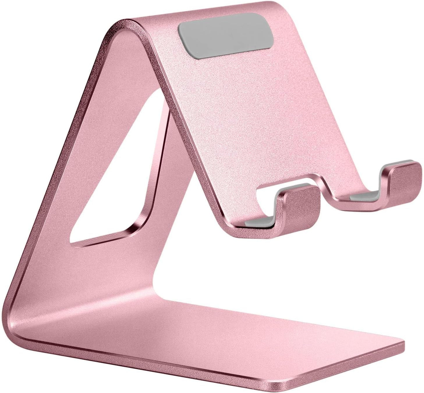 Cell Phone Stand for Desk, Aluminum Phone Holder,Pink | Built to Last, Hands-Free Viewing, Fits Iphone 17/16/15 Series & Samsung Galaxy, Ideal for Home & Office
