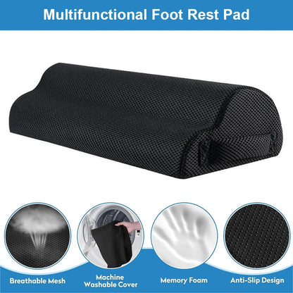 Comfort Foot Rest under Desk, Leg Support Stool, Ergonomic Foot Rest for Home Office, Work, Gaming Accessories, Leg Pain Relief